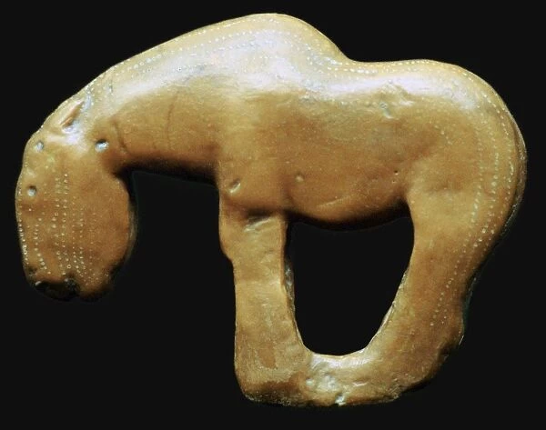 Neolithic amber horse