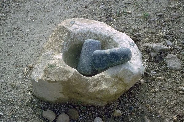 Neolithic quern for grinding corn