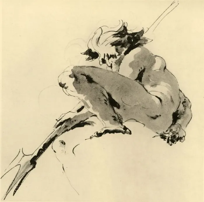 Framed Print : Neptune, c1740, (1928). Artist: Giovanni Battista Tiepolo Framed Print : Neptune, c1740, (1928). Artist: Giovanni Battista Tiepolo