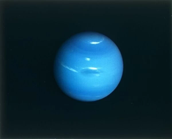 Neptune from Voyager 2 spacecraft, c1980s. Creator: NASA