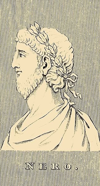 Nero, (37- 68 AD), 1830. Creator: Unknown