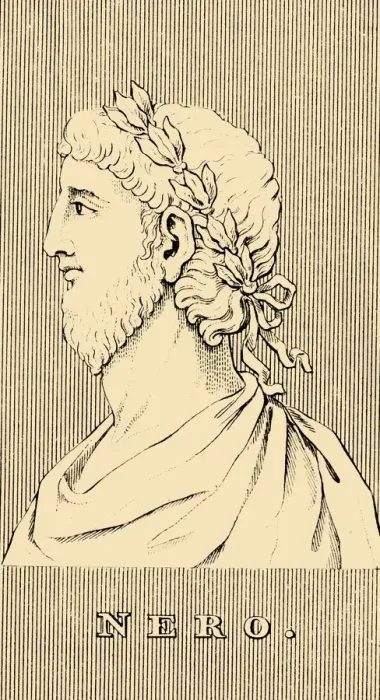 Framed Print : Nero, (37- 68 AD), 1830. Creator: Unknown Framed Print : Nero, (37- 68 AD), 1830. Creator: Unknown