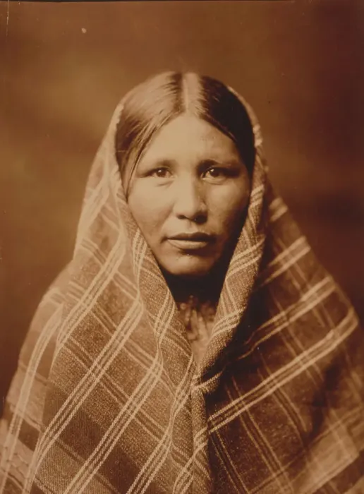 Framed Print : Nespilim woman, c1905. Creator: Edward Sheriff Curtis