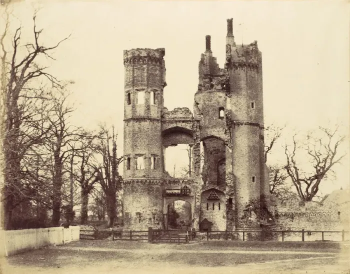 Framed Print : Nether Hall, 1857. Creator: Alfred Capel-Cure Framed Print : Nether Hall, 1857. Creator: Alfred Capel-Cure