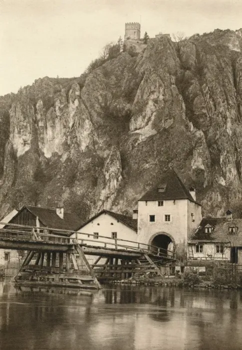Framed Print : Neu-Essing with Randeck ruin in the Altmuhl Valley, 1931. Artist: Kurt Hielscher Framed Print : Neu-Essing with Randeck ruin in the Altmuhl Valley, 1931. Artist: Kurt Hielscher