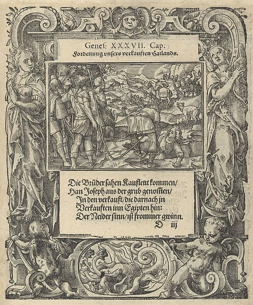 Neue Künstliche Figuren Biblischer Historien, 1576. 1576. Creator: Tobias Stimmer