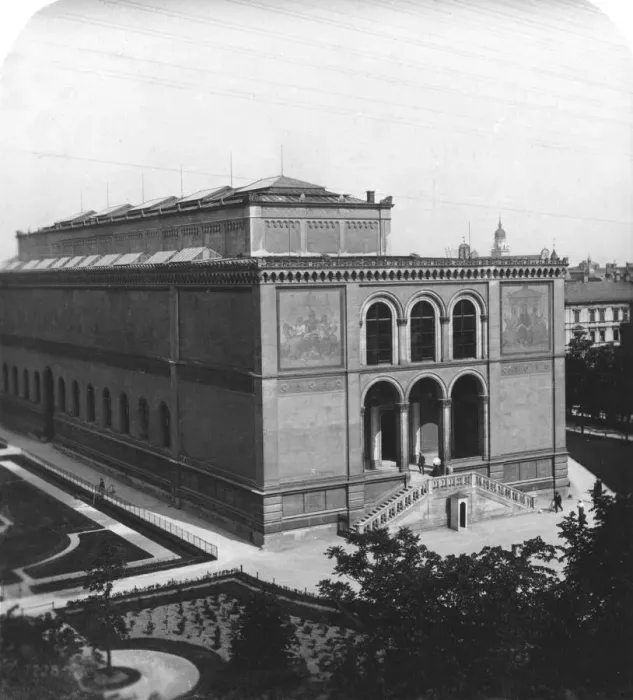 Framed Print : The Neue Pinakothek, Munich, Germany, c1900. Artist: Wurthle & Sons Framed Print : The Neue Pinakothek, Munich, Germany, c1900. Artist: Wurthle & Sons