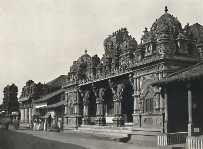 Framed Print : Neuer Hindutempel Pithat, Colombo, 1926 Framed Print : Neuer Hindutempel Pithat, Colombo, 1926