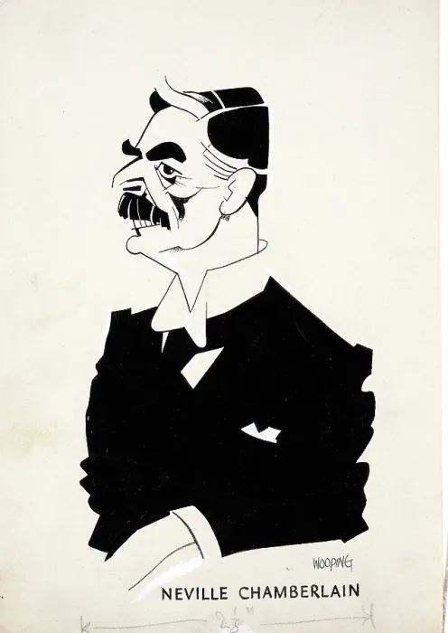 Framed Print : Neville Chamberlain, c1940. Creators: Central Office of Information, John Musgrave-Wood Framed Print : Neville Chamberlain, c1940. Creators: Central Office of Information, John Musgrave-Wood