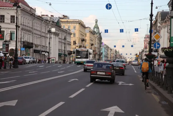 Framed Print : Nevsky Prospect, St Petersburg, Russia, 2011. Artist: Sheldon Marshall Framed Print : Nevsky Prospect, St Petersburg, Russia, 2011. Artist: Sheldon Marshall