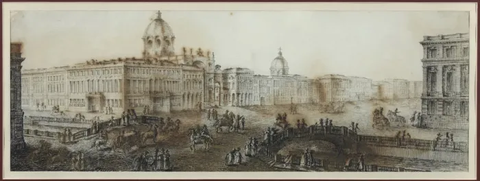 Framed Print : Nevsky Prospekt near the Catherine Canal in Saint Petersburg Framed Print : Nevsky Prospekt near the Catherine Canal in Saint Petersburg