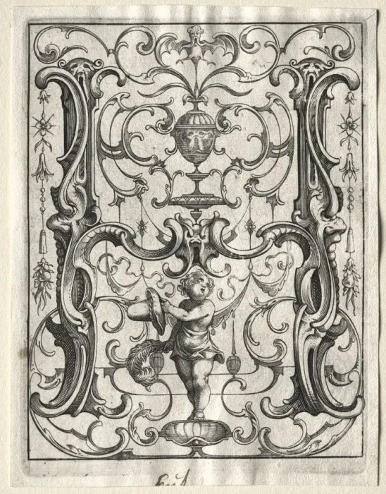 Framed Print : New ABC Booklet: H, 1627. Creator: Lucas Kilian (German, 1579-1637) Framed Print : New ABC Booklet: H, 1627. Creator: Lucas Kilian (German, 1579-1637)