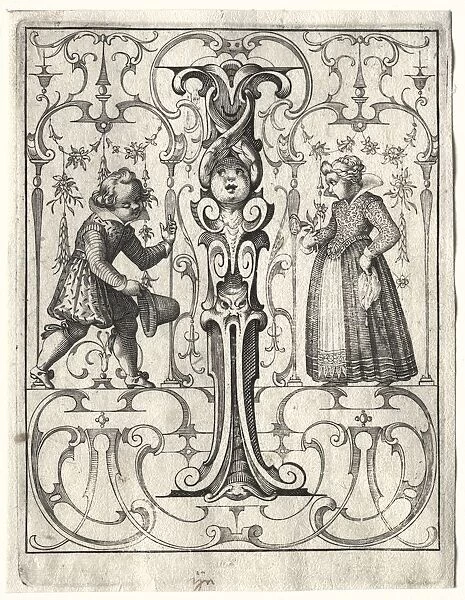 New ABC Booklet: I, 1627. Creator: Lucas Kilian (German, 1579-1637)