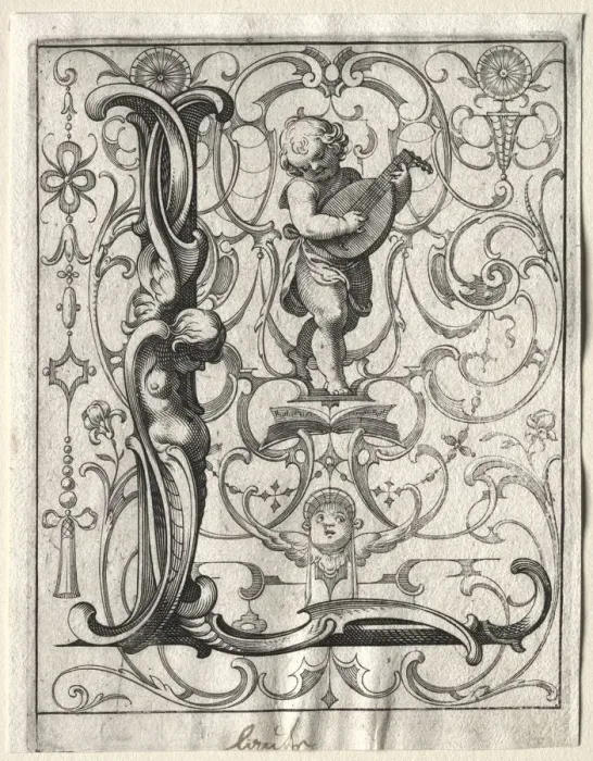 Framed Print : New ABC Booklet: L, 1627. Creator: Lucas Kilian (German, 1579-1637) Framed Print : New ABC Booklet: L, 1627. Creator: Lucas Kilian (German, 1579-1637)