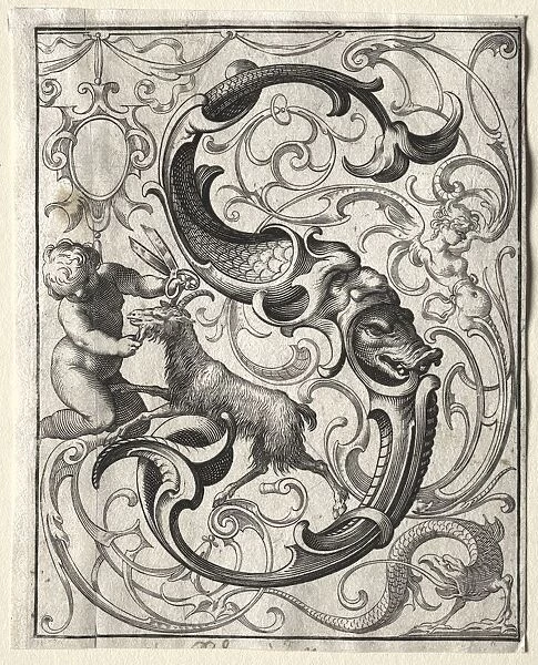 New ABC Booklet: S, 1627. Creator: Lucas Kilian (German, 1579-1637)