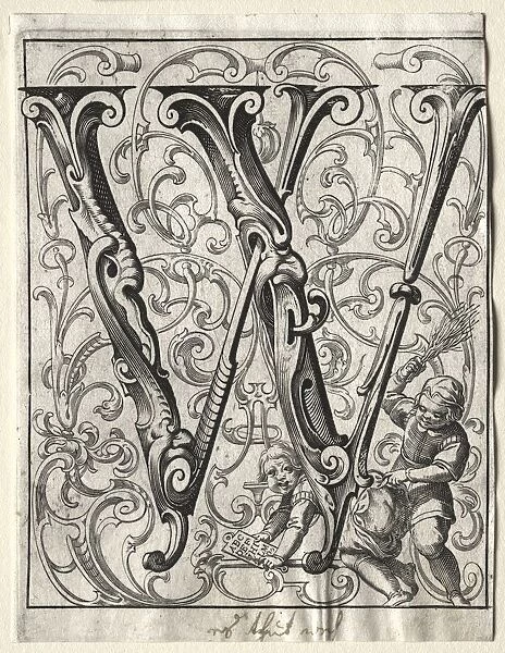 New ABC Booklet: W, 1627. Creator: Lucas Kilian (German, 1579-1637)