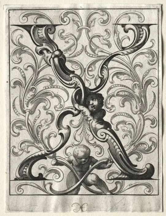 Framed Print : New ABC Booklet: X, 1627. Creator: Lucas Kilian (German, 1579-1637) Framed Print : New ABC Booklet: X, 1627. Creator: Lucas Kilian (German, 1579-1637)