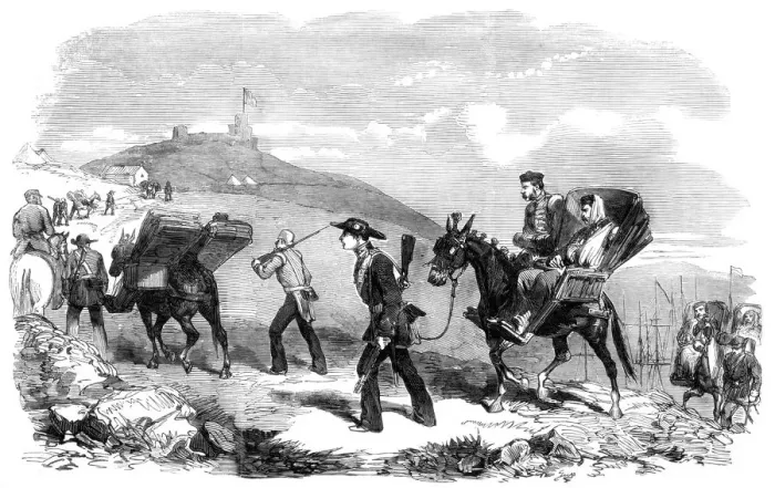 Framed Print : New Ambulance Transport Service, 1855 Framed Print : New Ambulance Transport Service, 1855