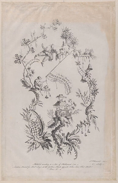 A New Book of Chinese Ornaments. Invented & Engraved by J. Pillement, 1755