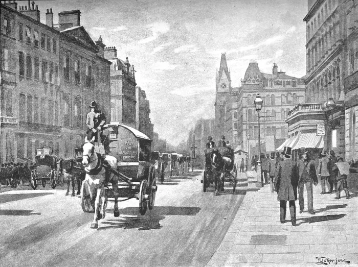 Framed Print : New Bridge Street, Blackfriars, 1891. Creator: William Luker. New Bridge Street, Blackfriars, 1891. Creator: William Luker Framed Print : New Bridge Street, Blackfriars, 1891. Creator: William Luker. New Bridge Street, Blackfriars, 1891. Creator: William Luker
