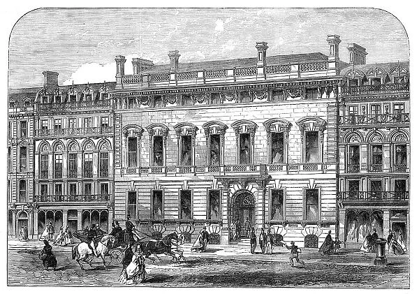 New building of the Garrick Club, King-Street, Covent-Garden, 1864. Creator: Unknown
