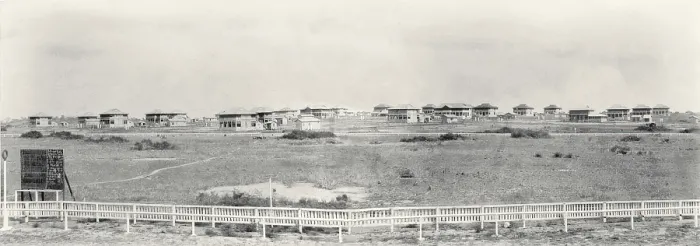 Framed Print : New bungalows on the ridge, Accra, Gold Coast, 1915. Creator: Colonial Office Framed Print : New bungalows on the ridge, Accra, Gold Coast, 1915. Creator: Colonial Office