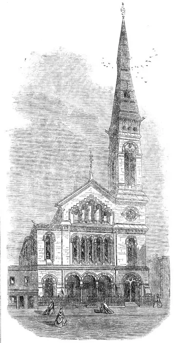 Framed Print : New chapel at Westminster, 1865. Creator: Unknown Framed Print : New chapel at Westminster, 1865. Creator: Unknown