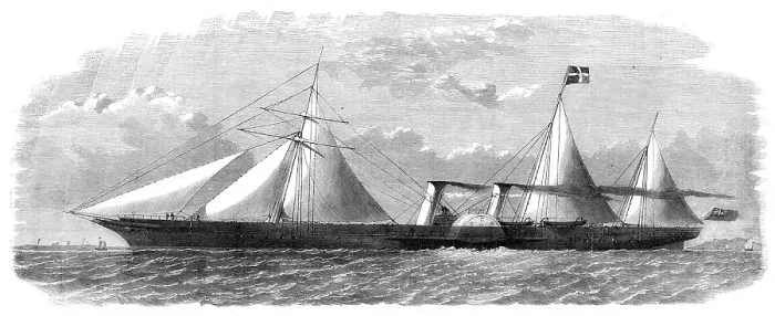 Framed Print : The new clipper steam-ship Ly-ee-moon, built for the opium trade, 1860. Creator: Unknown. The new clipper steam-ship Ly-ee-moon, built for the opium trade, 1860. Creator: Unknown Framed Print : The new clipper steam-ship Ly-ee-moon, built for the opium trade, 1860. Creator: Unknown. The new clipper steam-ship Ly-ee-moon, built for the opium trade, 1860. Creator: Unknown