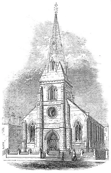 New Congregational Chapel at Hobart Town, 1857. Creator: Unknown