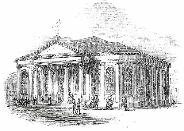 New Corn Exchange at Ipswich, 1850. Creator: Unknown