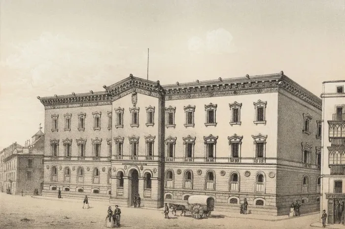 Framed Print : New Court of Auditors of the Kingdom, built by Francisco Jareno y Alarcon Framed Print : New Court of Auditors of the Kingdom, built by Francisco Jareno y Alarcon