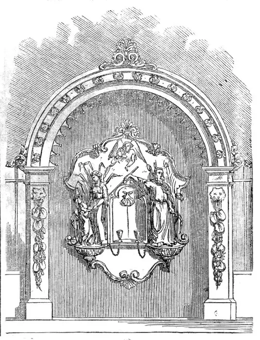 Framed Print : New drinking-fountain in Bishopsgate, 1860. Creator: Unknown Framed Print : New drinking-fountain in Bishopsgate, 1860. Creator: Unknown