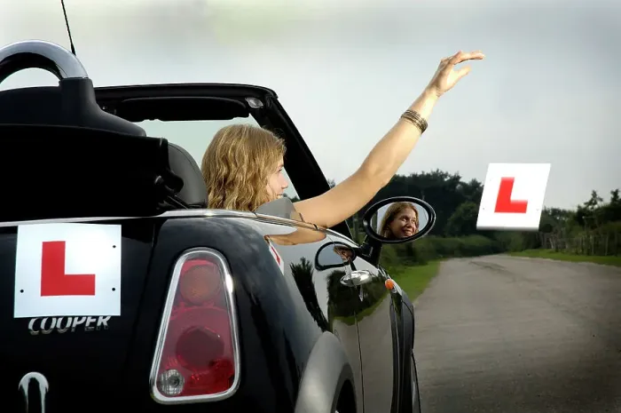 Framed Print : A New Driver Passes her Driving Test Framed Print : A New Driver Passes her Driving Test