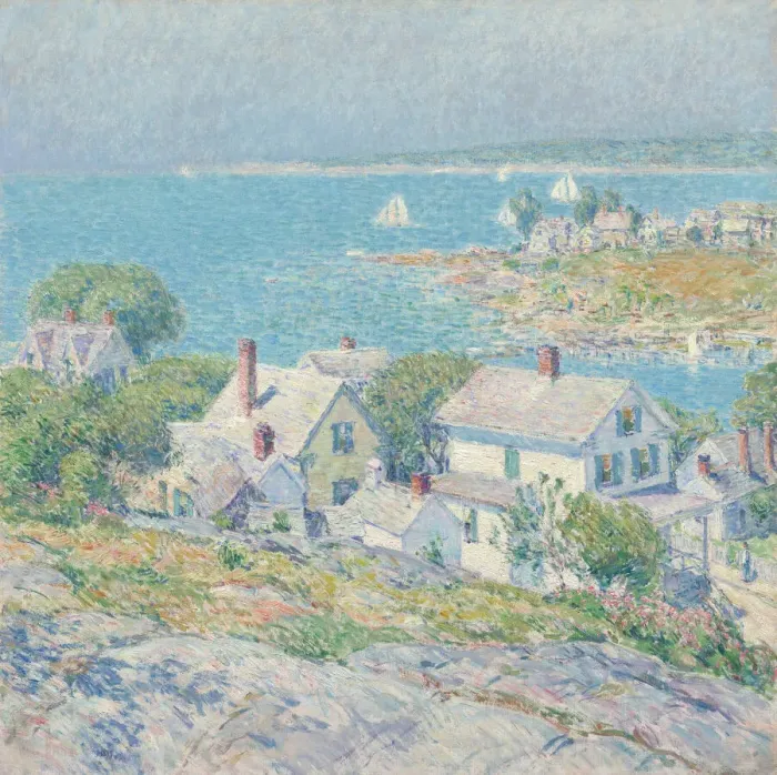 Framed Print : New England Headlands, 1899. Creator: Frederick Childe Hassam