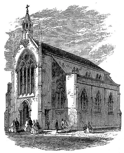 New English church at St. Pierre, Calais, 1862. Creator: Unknown