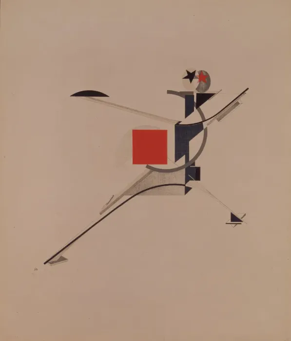 Framed Print : The New. Figurine for the opera Victory over the sun by A. Kruchenykh, 1920-1921. Artist: Lissitzky, El (1890-1941) Framed Print : The New. Figurine for the opera Victory over the sun by A. Kruchenykh, 1920-1921. Artist: Lissitzky, El (1890-1941)