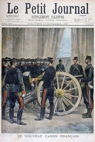 A new French cannon, 1897. Artist: Henri Meyer