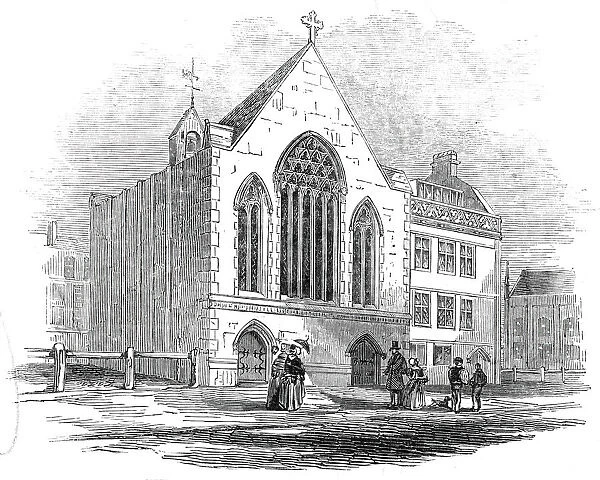 New French Protestant Episcopal Church, Bloomsbury, 1845. Creator: Unknown
