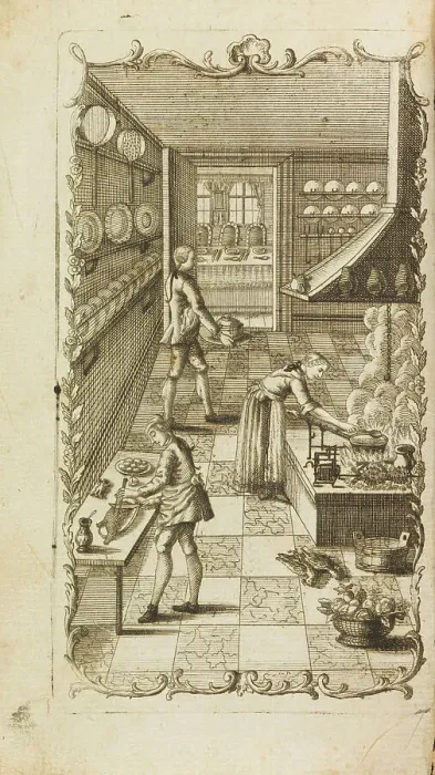 Framed Print : New well furnished cooking book, 1766. Creator: Anonymous Framed Print : New well furnished cooking book, 1766. Creator: Anonymous