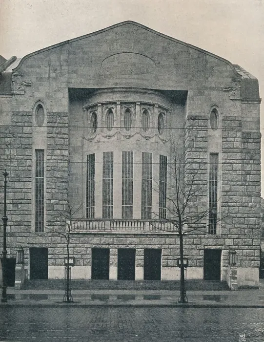 Framed Print : The New Hebbel Theatre, Berlin, c1908 Framed Print : The New Hebbel Theatre, Berlin, c1908