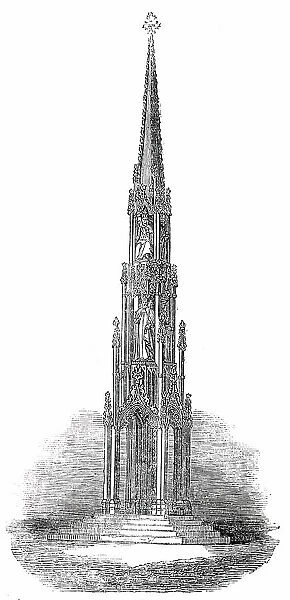 The New High Civic Cross, Bristol, 1850. Creator: Unknown