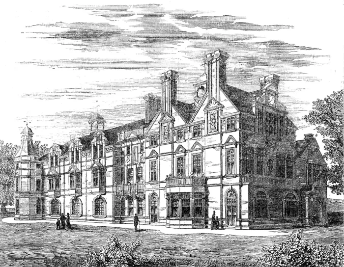 Framed Print : The new Hospital for Sick Children, Brighton, 1881. Creator: Unknown Framed Print : The new Hospital for Sick Children, Brighton, 1881. Creator: Unknown