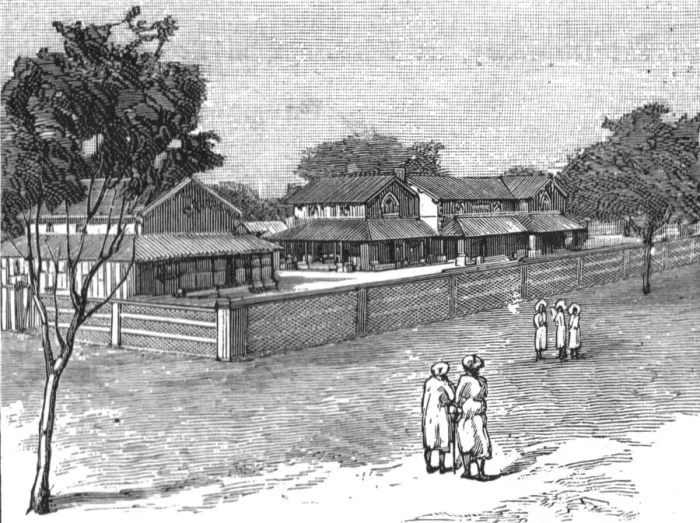 Framed Print : New Hospitals in India; The Dufferin Hospital, Nagpur, built by the Central Province Branch, 1888 Creator: Unknown Framed Print : New Hospitals in India; The Dufferin Hospital, Nagpur, built by the Central Province Branch, 1888 Creator: Unknown