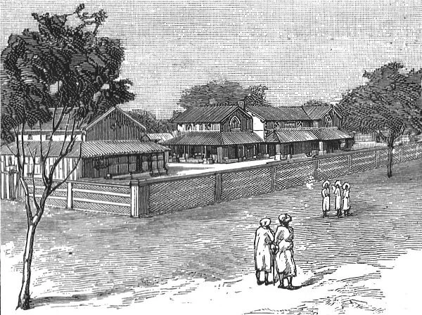 New Hospitals in India; The Dufferin Hospital, Nagpur, built by the Central Province Branch, 1888 Creator: Unknown
