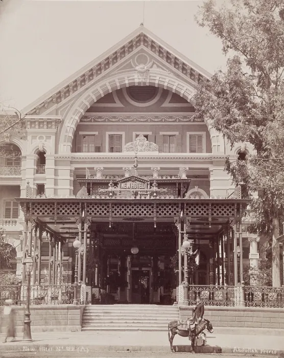 Framed Print : New Hotel, c1880. Creator: Abdullah Freres Framed Print : New Hotel, c1880. Creator: Abdullah Freres