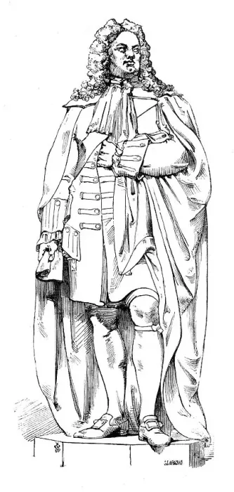 Framed Print : The New Houses of Parliament - Statue of Walpole, 1854. Creator: Unknown Framed Print : The New Houses of Parliament - Statue of Walpole, 1854. Creator: Unknown