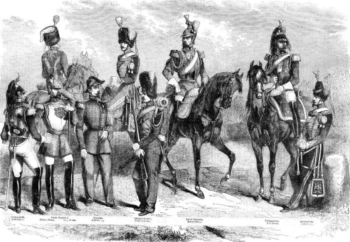 Framed Print : New Imperial Guard; The French Imperial Guard, 1854. Creator: Unknown Framed Print : New Imperial Guard; The French Imperial Guard, 1854. Creator: Unknown