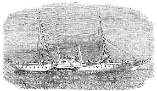 The new imperial steam-yacht, Taliah, built for the Sultan, 1864. Creator: Smyth