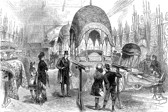 Framed Print : The new Indian Section, South Kensington Museum, 1880. Creator: M. P Framed Print : The new Indian Section, South Kensington Museum, 1880. Creator: M. P