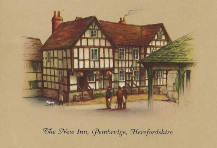 Framed Print : The New Inn, Penbridge, Herefordshire, 1939 Framed Print : The New Inn, Penbridge, Herefordshire, 1939
